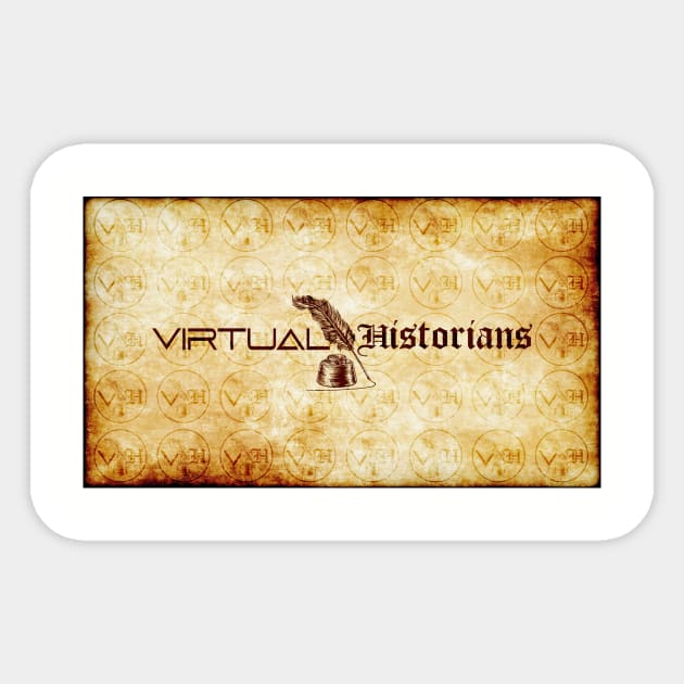 Virtual Historians Full Color Logo Sticker by Virtual Historians